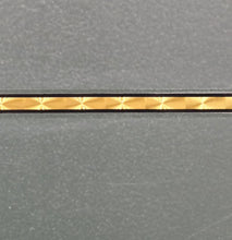 Load image into Gallery viewer, 1/4" Gold Coburn Striping with Black Borders