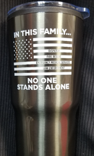 Load image into Gallery viewer, No One Stands Alone Travel Mug