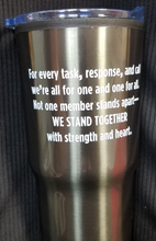 Load image into Gallery viewer, No One Stands Alone Travel Mug