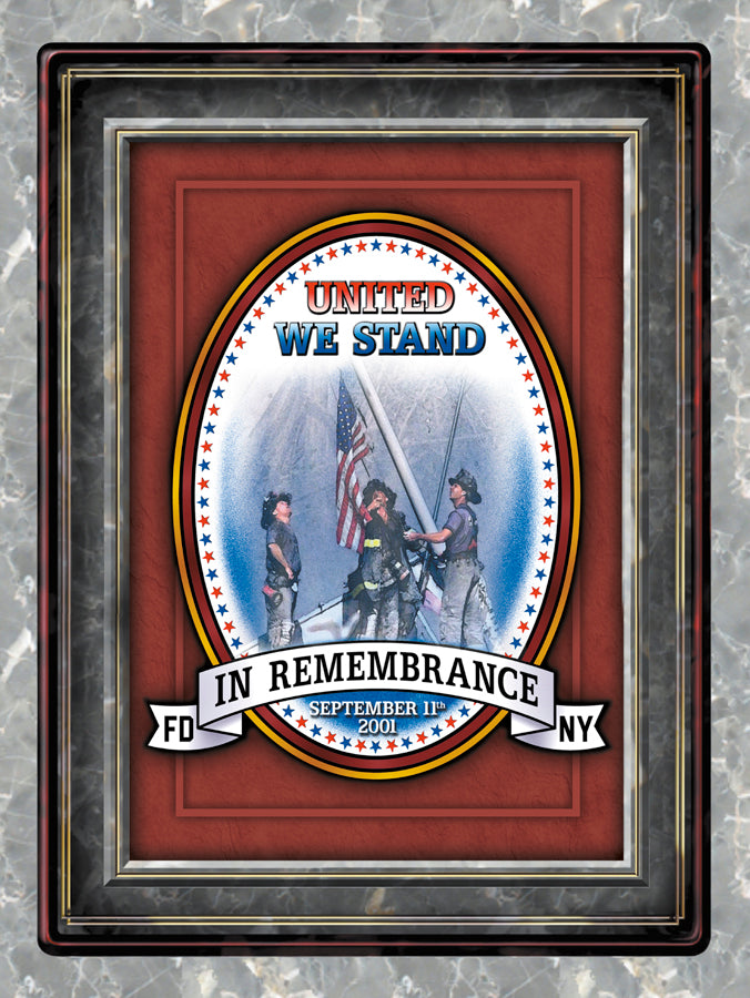 9/11 United We Stand Tin Sign