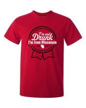 Load image into Gallery viewer, Wisconsin Drinking Graphic Tee
