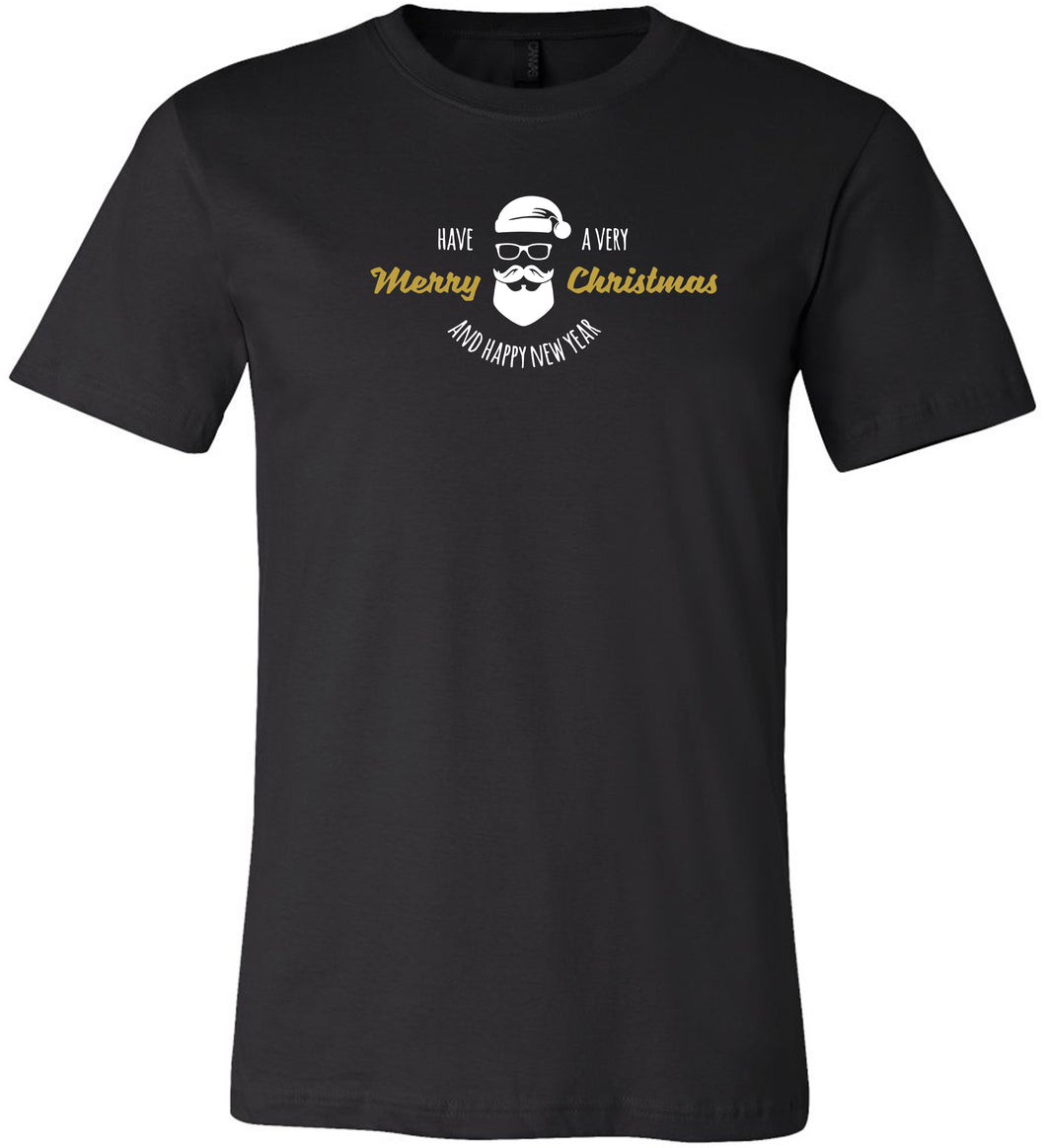 Hipster Christmas Holiday Tee