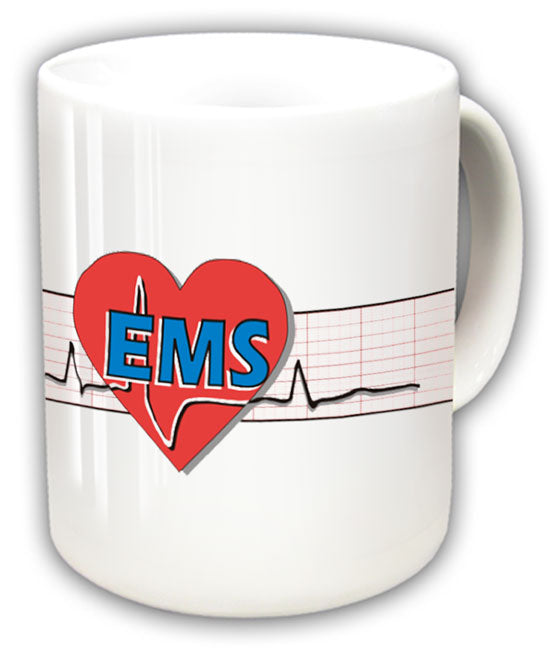 EMS Heart Beat 11oz Coffee Mug
