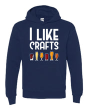 Load image into Gallery viewer, I Like Crafts Hooded Sweatshirt
