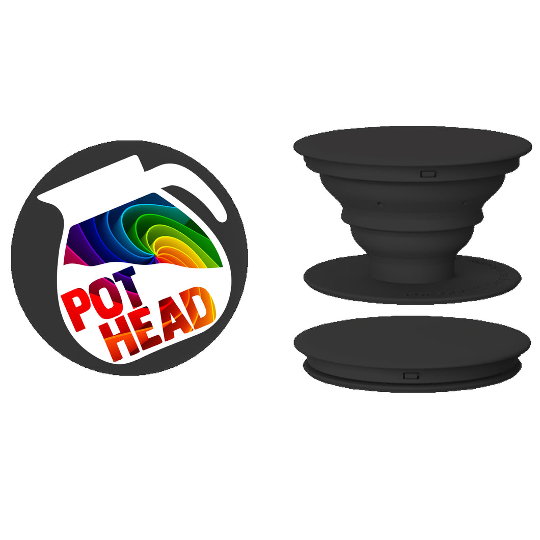 Pot Head Coffee Pop Phone Stand