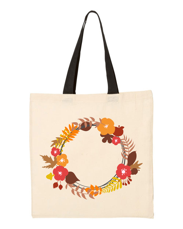 Fall Wreath 3 Tote